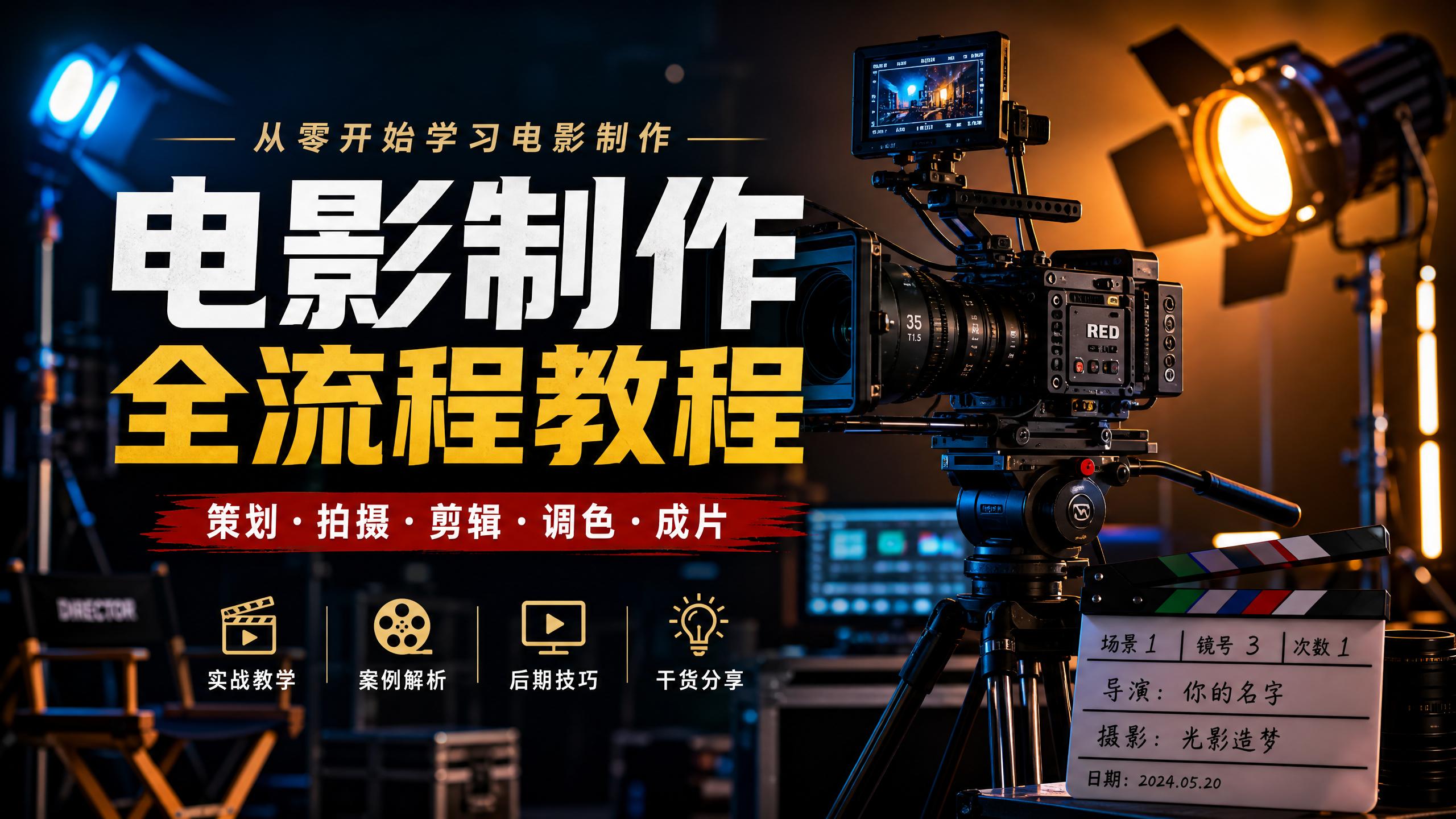 母狗官网电影制作全流程视频教程